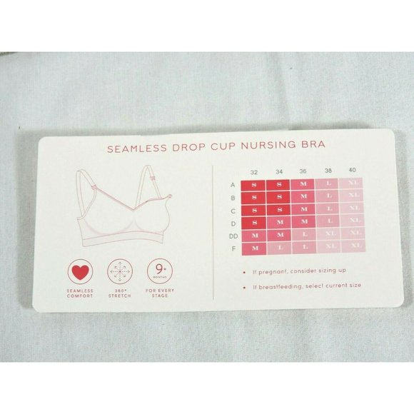 Isabel Maternity Seamless Drop Cup Nursing Beige Size M 34D/DD 36A/B/C/D NWT NEW - Picture 7 of 7